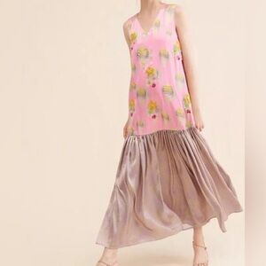 Anthropologie x siddhartha bansal flounced dress S